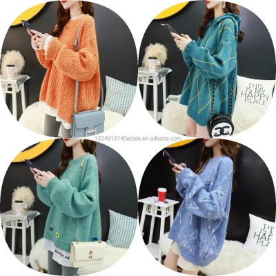 China Wholesale Anti-wrinkle Women's Pullover Casual Sweaters Women Knitting Sweater Cheap Warm Winter Clothes Ladies Jumper Sweater for sale