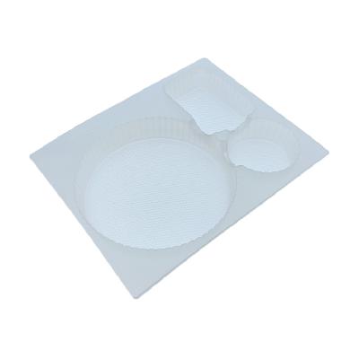 China Factory Custom Plastic Blister Tray Disposable For Burger Cake Pizza With Custom Design for sale