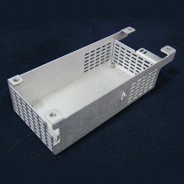 China Mild Steel CNC Sheet Metal Fabrication Black Zinc Plating Housing / Enclosure for sale