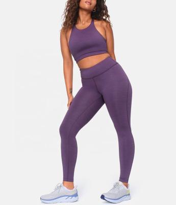 China New Fashion Breathable Fitness Gym Wear Yoga Sets Seamless Fitness Women Yoga Sets for sale