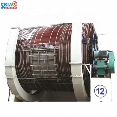 China Factory Tannery Equipment D3.5X3.5M Tannery Drum For Wet Blue Skins for sale