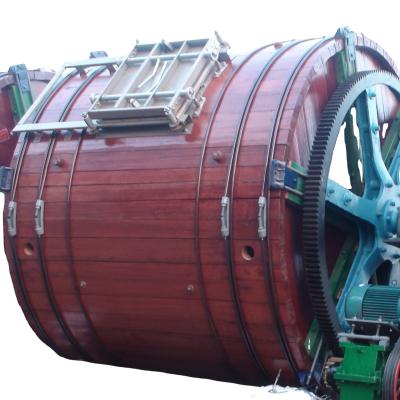 China factory overloading wooden drum for wet blue hides for beam house/leather processing machine/tanning machine for sale