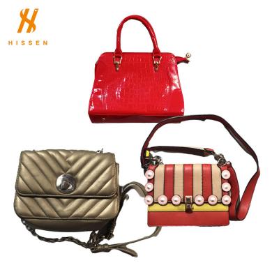 China High Quality Fashion HISSEN Brand Bags Korea Used Bags Used Ladies Bags for sale