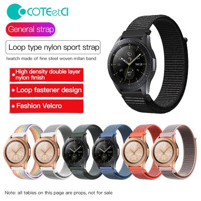 China Fabric COTE&CI Buckle Type Universal Nylon Sports Watch Band Watch Strap for Samsung s3/s4/huawei glaxy for 20mm/22mm for sale