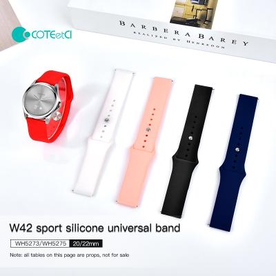 China COTEetCI Universal Sport Silicone Watch Band Rubber Watchband For Samsung s3/s4/huawei glaxy For I Sport Silicone Watch Band Universa for sale