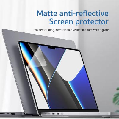 China Anti-fingerprint 2021 maximum applicable frosted soft anti-reflective macbook M1 screen protector film COTEetCI PC/notebook pro anti-glare for sale