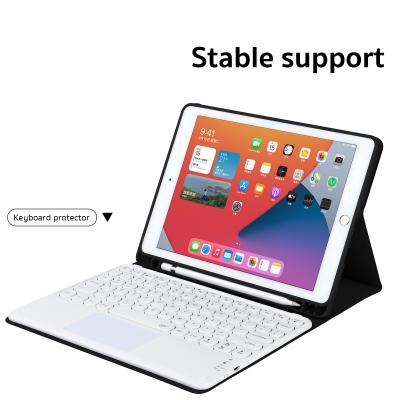 China 2021 Silicon Custom Mini Wireless Magic Tablet Case With Keyboard For Ipad Air 4 Pro 11 Touchpad Keyboard Case 12.9/11/10.9/10.2 inch for sale