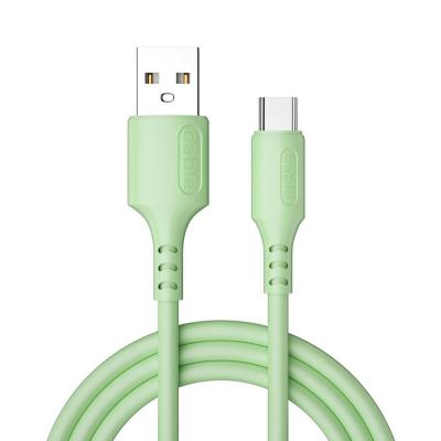 China MP3 / MP4 Player Liquid Silicone Mobile Phone Charging USB Data Cables For iPhone Android Type C for sale