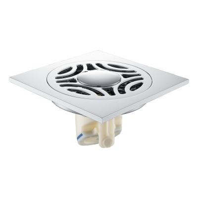 China Hair Drain Catcher Bathroom Shower 304 Stainless Steel Anti-odor Modern Floor Drain With Cover for sale