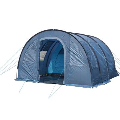 China Wholesale Extended Type 8 12 Person 3 Rooms Tunnel Folding Outdoor Camping Tent Large Military Tents For Family for sale