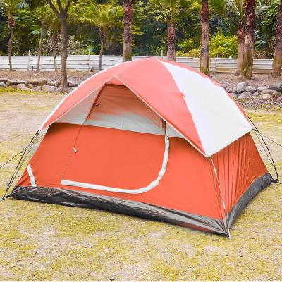 China Waterproof Camouflage Outdoor Camping 3 Person 4 Anti Noise Game Tent / SeasonBackpack UV Dome Field for sale