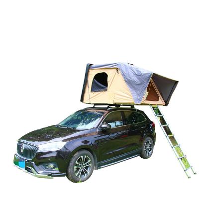 China Camouflage Game Mesh Tienda Outdoor Waterproof 2 / 3 Person Pop Field Hard Shell Rooftop Roof Tent For Car Camping for sale