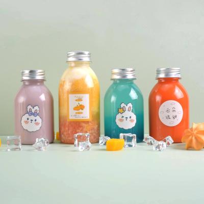 China Hot Selling 250ml PET Beverage Bottle For Plastic Water Bottles 8oz Empty Beverage Juicy Beverage Bottles for sale