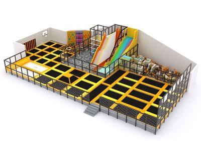 China Large Commercial Zone Trampoline Park Playground Kids Indoor Jumping Playground for sale