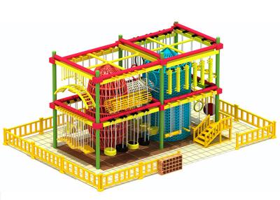 China Commerical Multi Layer Indoor Adventure Course Ropes Park for sale