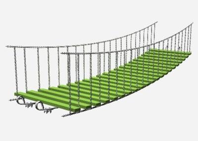 China Playground Suspension Rope Net Bridge For Walking Passage for sale