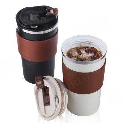 China 350ml Double Stored Wall Insulated Coffee Cup Coffee Travel Mug for sale