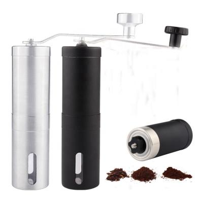 China Sustainable Manual Coffee Grinder with Adjustable Setting - Conical Burr Mill and Brushed Stainless Steel Whole Bean Burr Coffee Grinder for sale