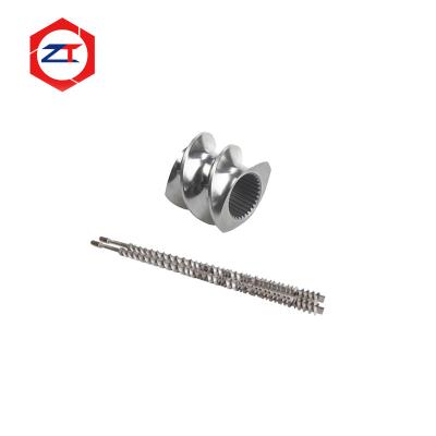 China Deutsches Modell 92 Edelstahl 440C Schneckenelement Doppelschneckenextruder Teile Doppelschneckenwelle zu verkaufen