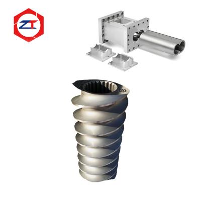 China Plastic Granulator Machine Plastic Extruder Screw Elements For Twin Screw Extruder for sale