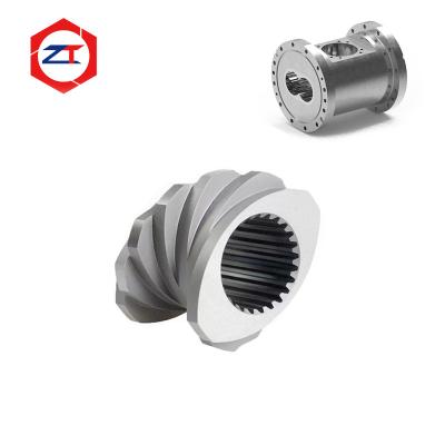 China High Wear Nylon PA PA6 PA66 Glass Fiber Compounding Extruder Parts Screw Elements for sale