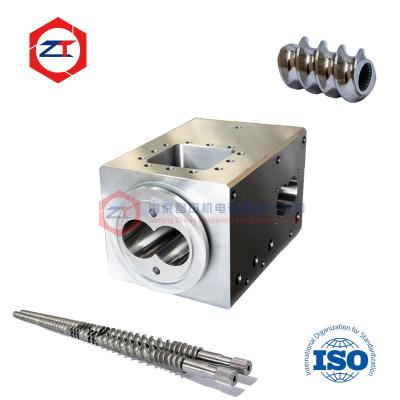 China Modified plastics Twin Screw Extruder Barrel For ZE77 Berstorff Φ77mm Center Distance 63.3mm for sale