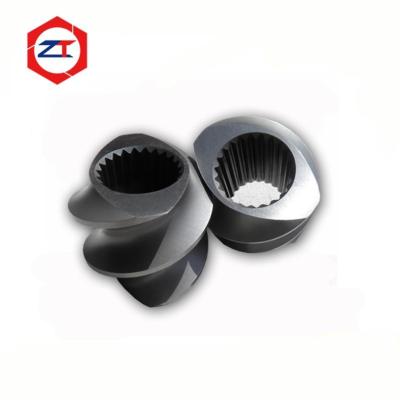 China W6Mo5Cr4V2 Piezas de extrusora de tornillo doble de grado superior Elemento de tornillo especial OEM Componentes de extrusora de Coperion de plástico en venta