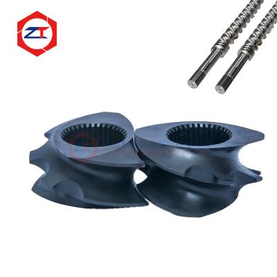 China Bimetallic Welded Twin Screw Mixing Elements 72mm L/D Ratio 1.5mm Wear Layer For High-Filler Composites Processing for sale