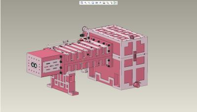 China High Torque Twin Screw Extruder Reduction Gearbox For Double Screw Plastic Extruder for sale