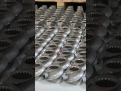 screw elements for snack extruders