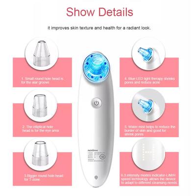 China Blackhead Obvious Blackhead Remover Acne Tool Shrink Facial Pore Remover Vacuum Head Remove Vacuum Suction To Moisten And Nourish Skin for sale