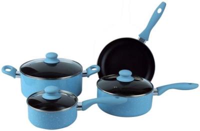 China hot sale look better appearance nonstick aluminum cookware set for sale