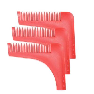 China Comfortable Professional Beard Shaping Comb Shape Beard With This Beard Gauge for sale