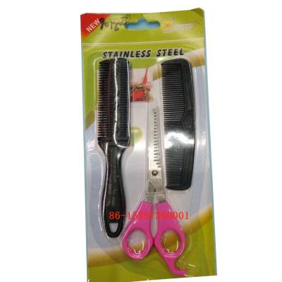 China Thinning Scissors Factory Price KIDS Salon Black Scissors Hair Cutting Home Use Set for sale