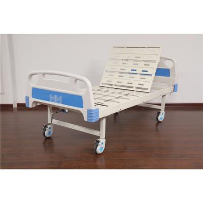 China metal & ABS Manual 2 Cranks Hospital Bed en venta