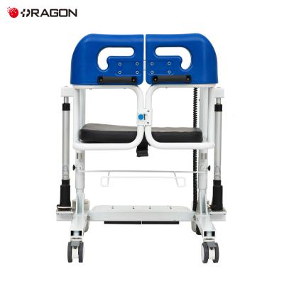 China Factory Wholesale Powered Transport Transfer Lift Elderly Electric Patient Bath Chair DW-TPC05 Te koop