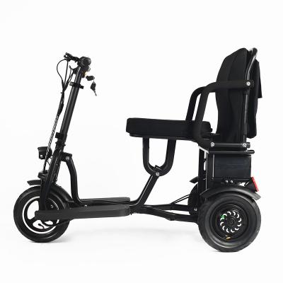 China Fr Steel Foldable Electric Mobility Scooter Tricycle Elderly Disabled for sale