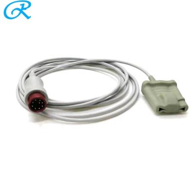 China Adult Tip spo2 Biolight / BLT S10 / S12 Compatible Oximax Technology Soft TPU Sensor / Probe Cable for sale