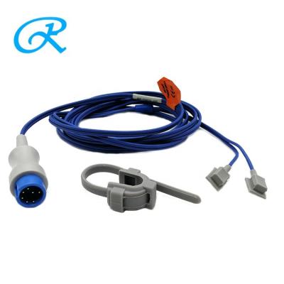 China TPU 8 male connector compatible with mindray T5, T8, T6 with neonate CE&ISO13485 wrap (from oximax) for sale