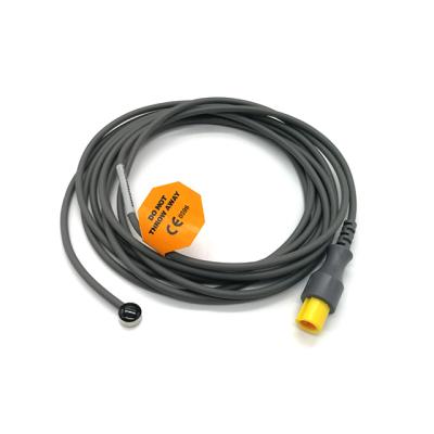 China TPU Wire Temperature Cable One 3m Waterproof Adult Skin Temperature Probe Sensor For Scammers for sale