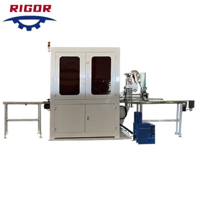 China Applicating Lid To Wet Rotary Type Wet Wipes Lid Applicator Plastic Machine Wet Wipes Labeling Machine for sale