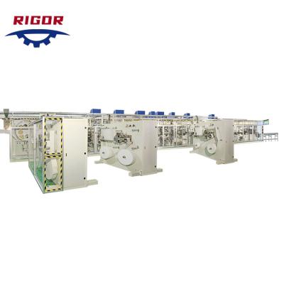 China Full Automatic Control Servo Baby Diaper Machine Fujian Baby Diaper Sheet Lamination Machine Fujian Baby Diaper Machine for sale