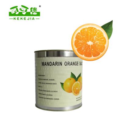 China 3kg canned tangerine canned bags with 60% pulp for juice/soft drink/float drink for sale