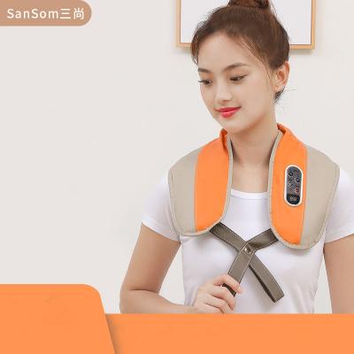 China Neck Car Use Kneading Smart Electric Neck Massager With Heat Deep Tissue Body Neck Massager Tapping Pillow for sale