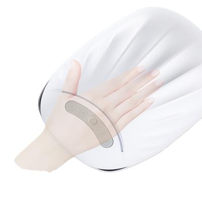 China Car Hand Therapy Massager Wireless Acupressure Air Compression Heat Pain Relief Palm Cordless Electric Fingers Hand Massager for sale