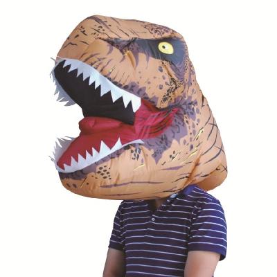 China Polyester Explosion Head Toy Carnival Air Inflation Inflatable Halloween Adult Dinosaur Costume for sale