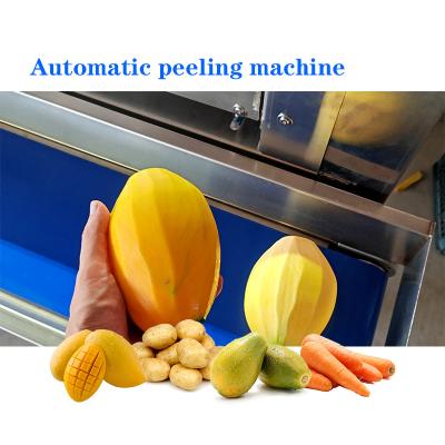 China Intelligent Potato Peeling Machine For Fruits And Vegetables Processing Lines With 8 Sets Of Knives for sale