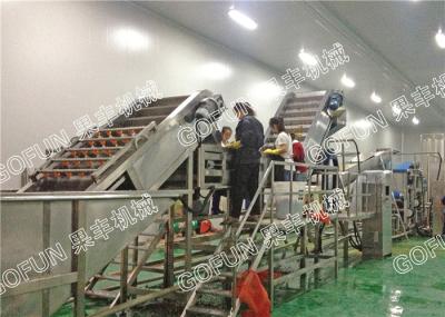 China Apricot Peach Juice Concentrate Production Line Peach Processing Line SUS304 for sale