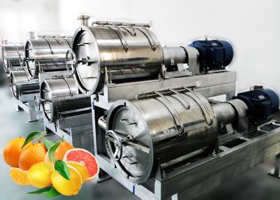 Cina Linea di trasformazione attrezzatura di elaborazione automatica del succo d'arancia 10T/H dell'agrume chiavi in mano SS304 in vendita