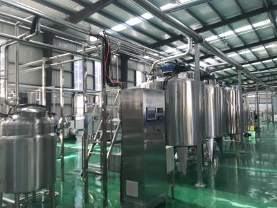 China Pasten-Püree, das 3T/H Frucht Juice Processing Line mischt zu verkaufen